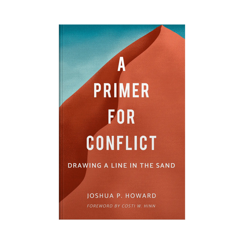 Book cover of 'A Primer for Conflict' by Joshua P. Howard with a desert landscape design.