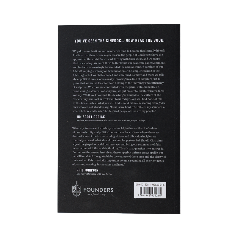 Back cover of a book with text and branding on a white background