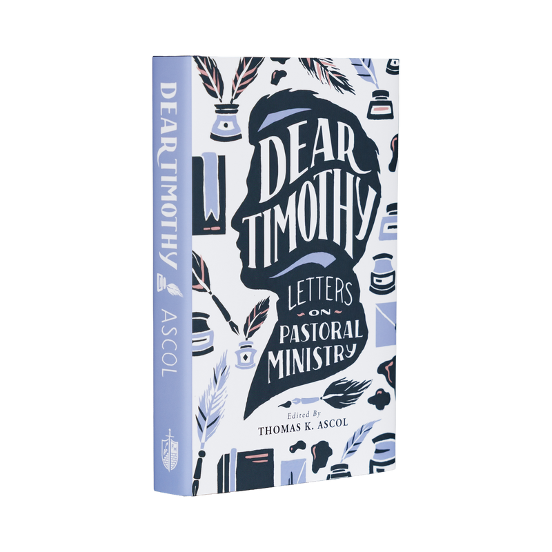 Book titled 'Dear Timothy: Letters on Pastoral Ministry' with decorative cover design.