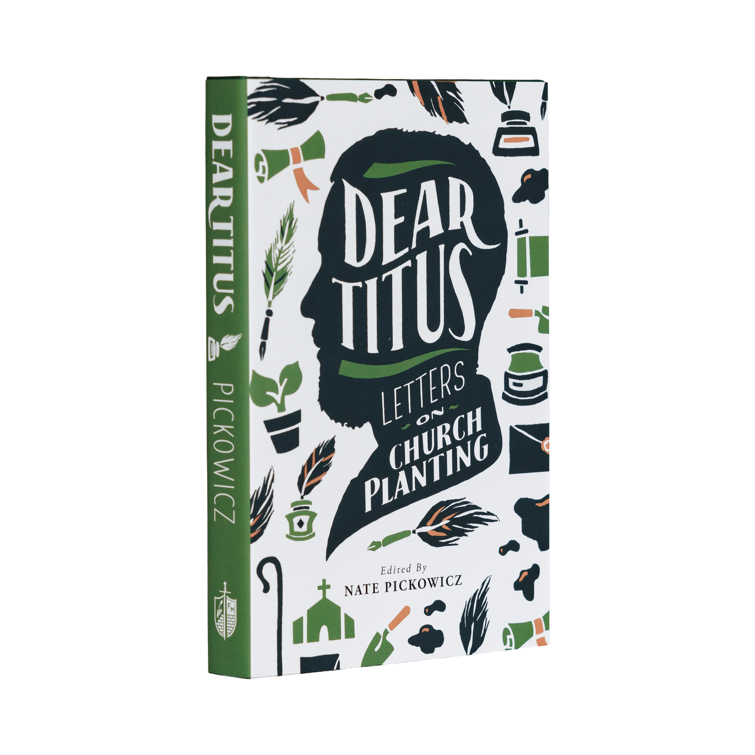 Book cover of 'Dear Titus: Letters on Church Planting' with illustrations and text.