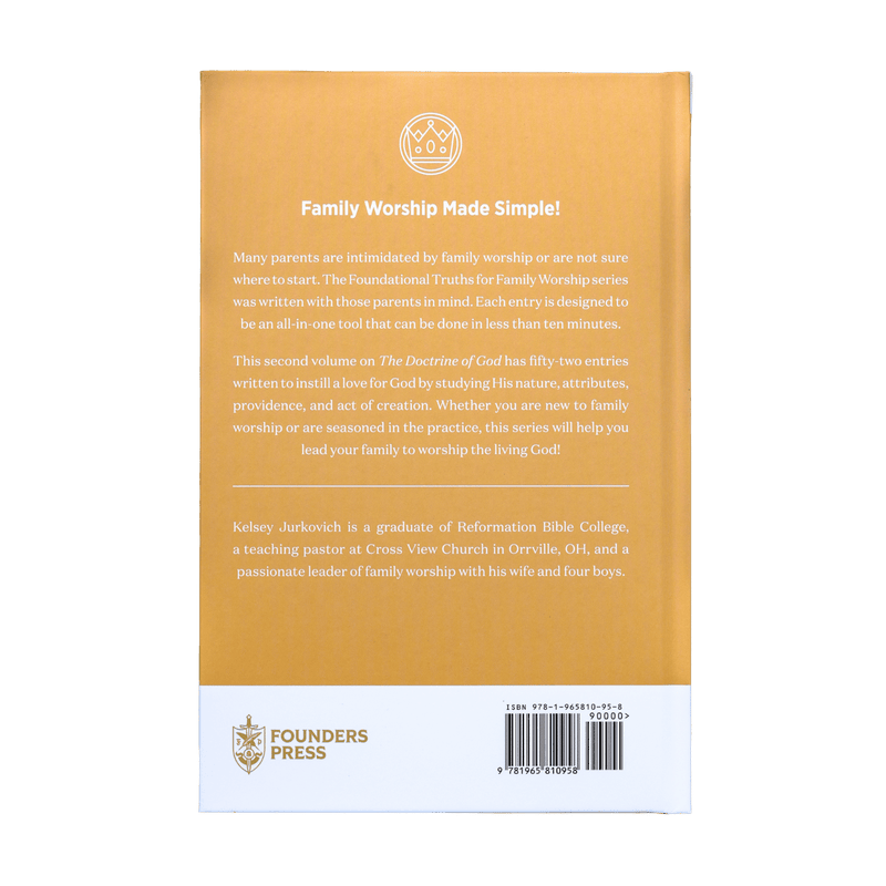 The back cover of the book. The cover features a warm mustard-yellow top section with white text and a white bottom section containing a barcode and the publisher's logo.