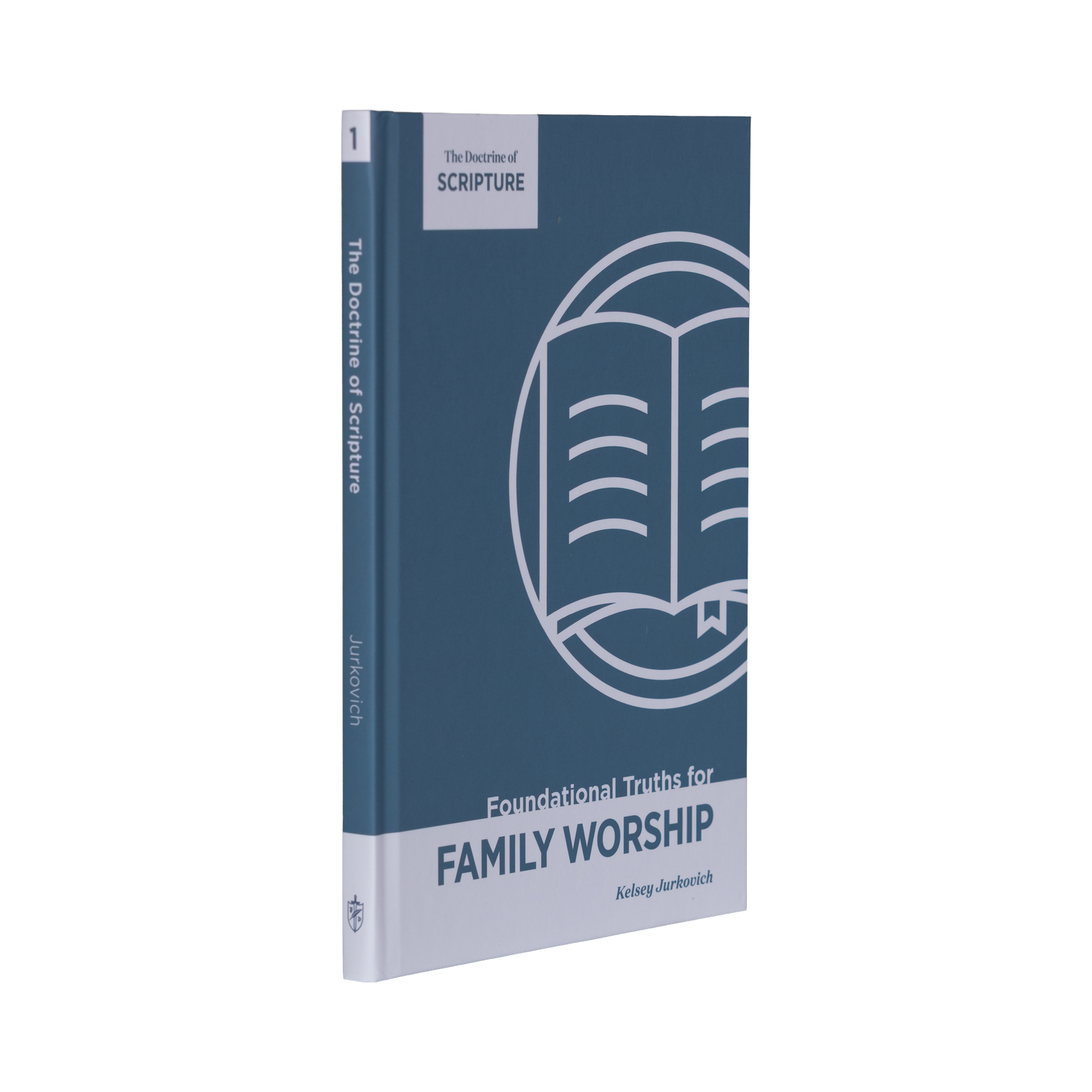Book titled 'Foundational Truths for Family Worship' on a white background