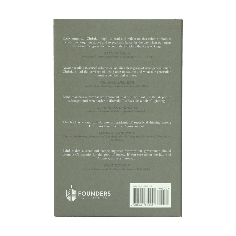 The back cover of a book by Founders Ministries