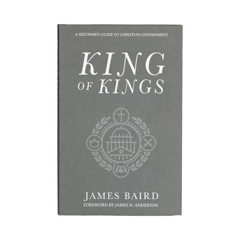 Book titled 'King of Kings' by James Baird on a white background