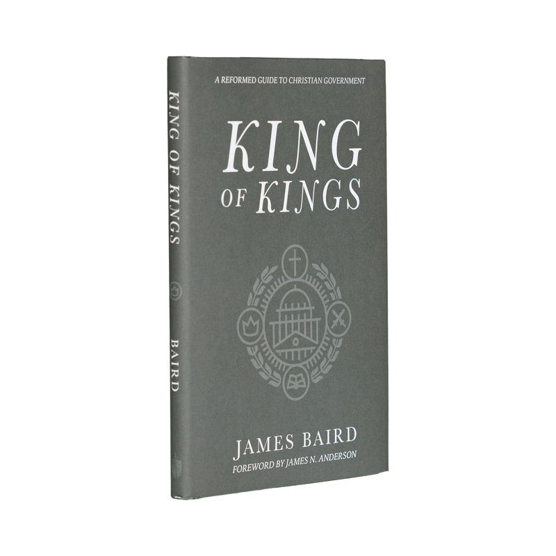 Book titled 'King of Kings' by James Baird on a white background