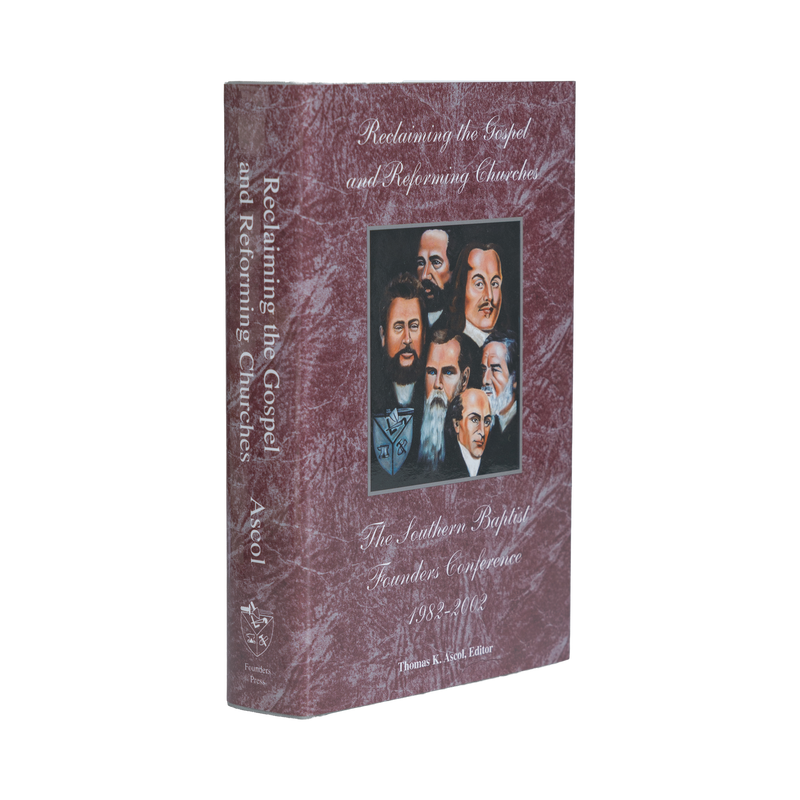 Book titled 'Reclaiming the Gospel and Reforming Churches' with a cover featuring portraits of men on a white background.