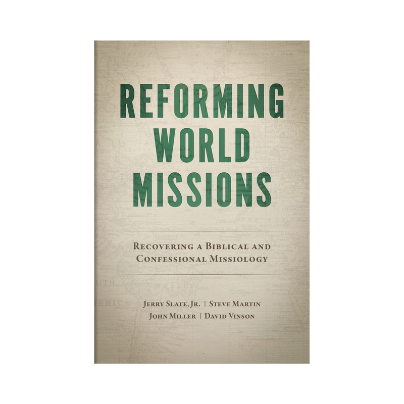 Book cover of 'Reforming World Missions' with text on a beige background
