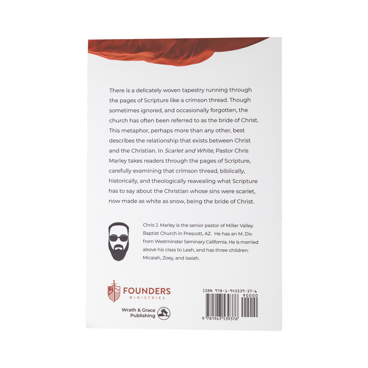 Book back cover with text and a barcode on a white background