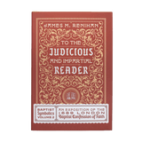 To the Judicious and Impartial Reader