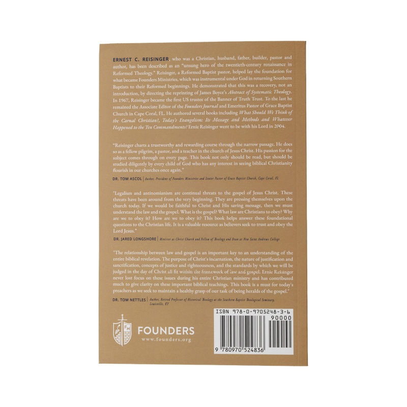 Back cover of a book with text and branding on a white background