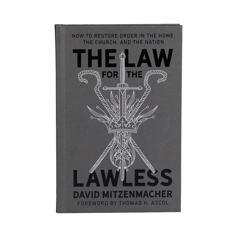 Book cover of 'The Law for the Lawless' by David Mitzenmacher on a white background