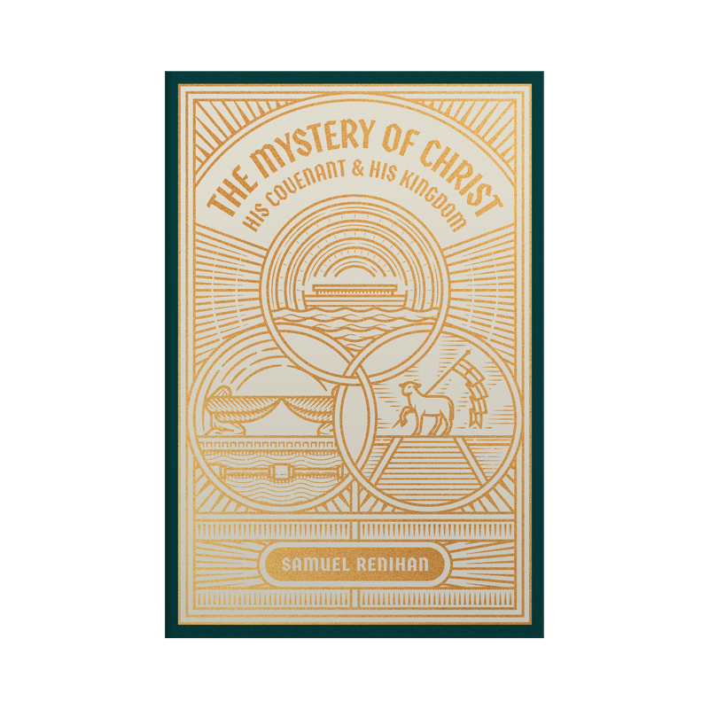Book cover of 'The Mystery of Christ' with decorative elements on a white background