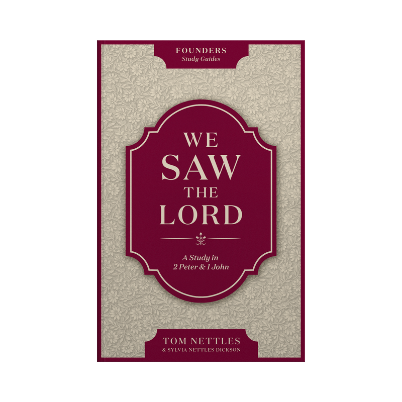 Book cover of 'We Saw the Lord' by Tom Nettles and Sylvia Settles Dickson with maroon and beige design.
