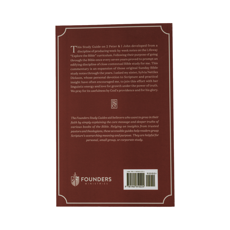 Back cover of a book with text and 'Founders' logo on a white background